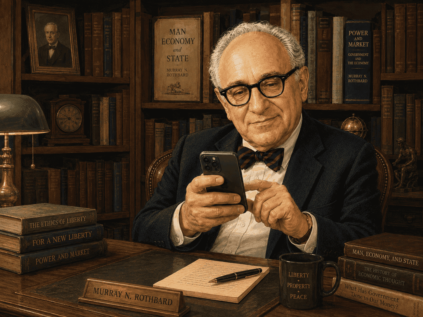 art La involuntaria aportación de Murray Rothbard a la IA